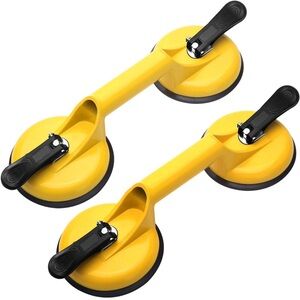 Suction Cups Heavy Duty Vacuum Plate HandleGlass Holder Hooks 2 Lift Large Glass